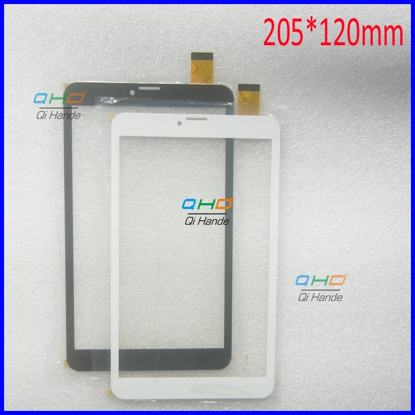 

205*120mm Capacitive touch panel Digitizer Sensor Replacement for 8" tablet Roverpad Sky Q8 8Gb 3G Touch Screen