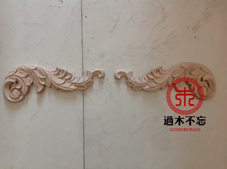 

Do not forget to log Dongyang woodcarving flower applique decorative floral Central European wood gun angle