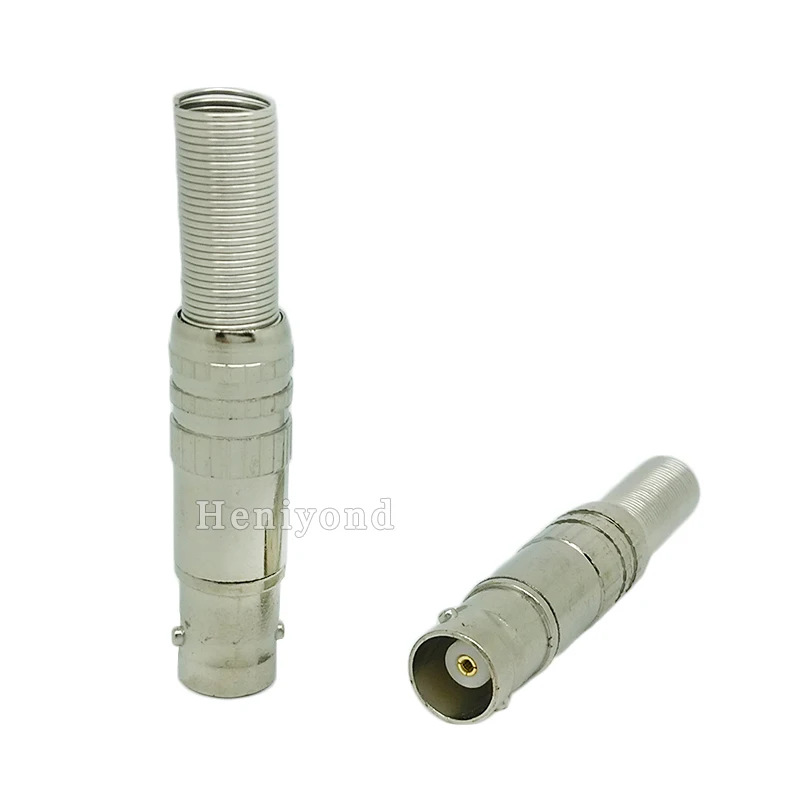 

10Pcs lot Mini Coax Cable To Camera CCTV BNC Jack Video Balun Connector Adapter BNC Plug For CCTV System. Free Shipping