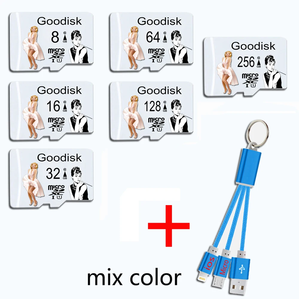 Goodisk Micro SD Card 4 г 8 ГБ мини sd-карта 16 32 64 Class 10 карт памяти флэш-карты для сотовых