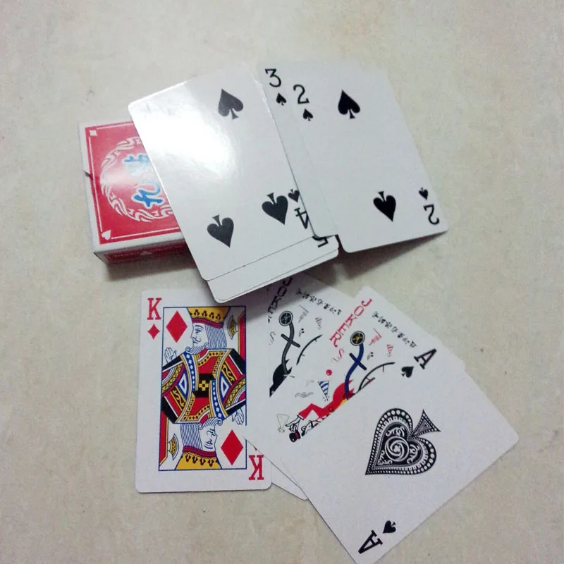 Cartas De Poker 2 Padrão Vermelho Cartas