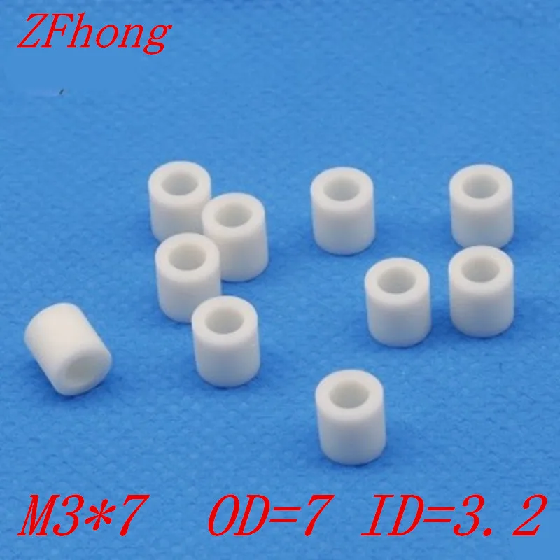 

1000pcs M3*7 M3 x 7 ABS Nylon Round Standoff Spacer PCB Board Spacer Washers No Threads