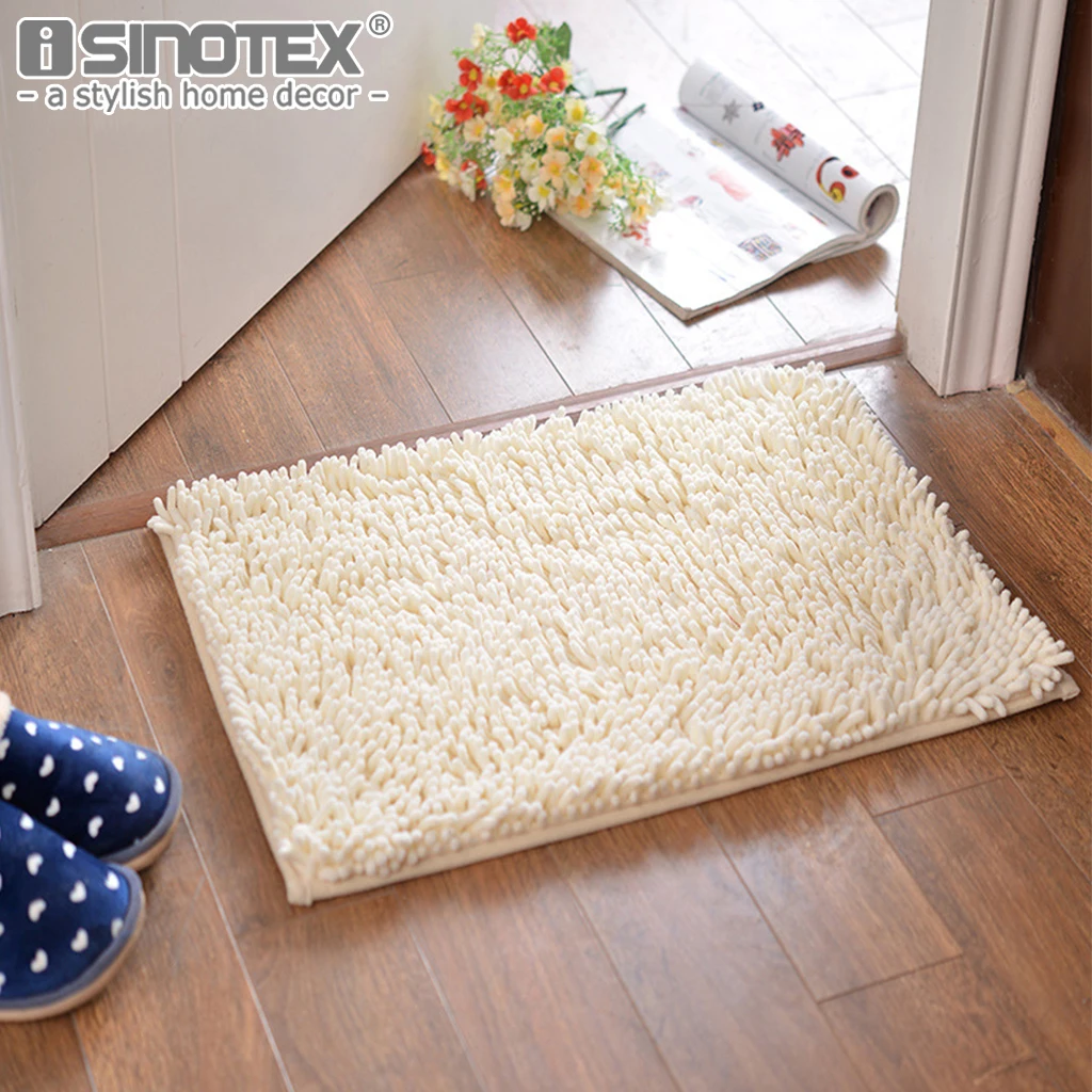 Floor Mat Polyester Carpet Doormat Non-slip Solid Chenille Bath Rug Soft Shaggy Bathroom Kitchen for Living Room Bedroom 1 PCS Floor Mat Polyester Carpet Doormat Non-slip Solid Chenille Bath Rug Soft Shaggy Bathroom Kitchen for Living Room Bedroom 1 PCS