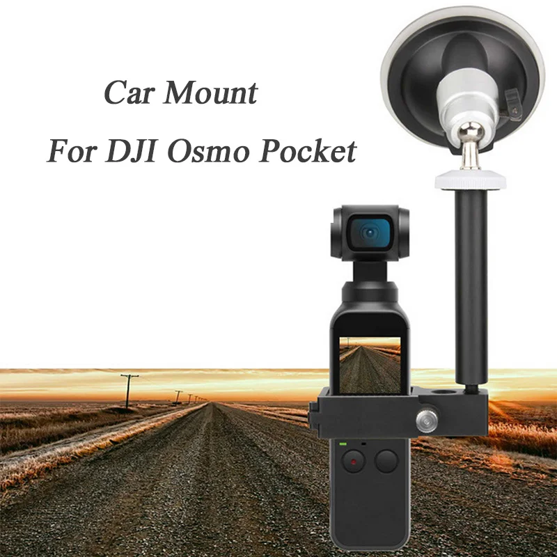 SUNNYLIFE для DJI Osmo Карманный автомобильный держатель на присоске Подставка кронштейн крепление рукоятки Ручной Стабилизатор для фотоаппарата аксессуары