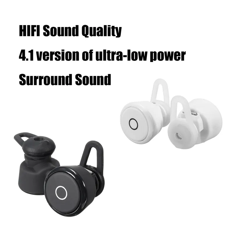 Мини HiFi TWS двойные bluetooth наушники стерео музыка Спорт бег беспроводные наушники бас 3D стерео наушники гарнитура
