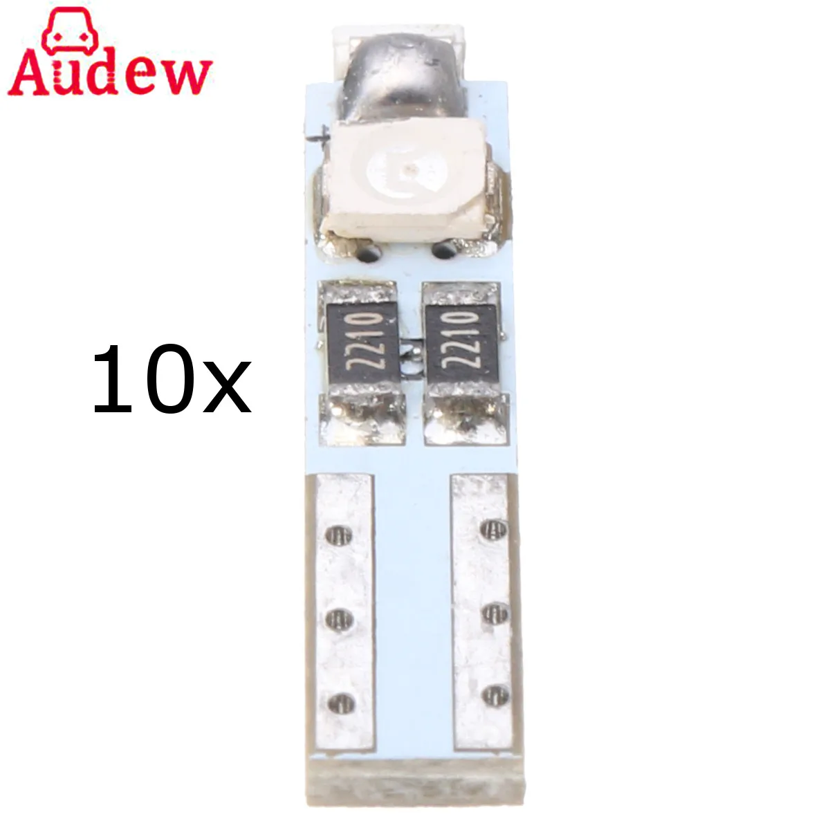

10Pcs Blue Car Gauge Cluster Lights 3 SMD 2721 37 73 74 T5 LED Bulbs Instrument Light