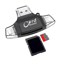 4 в 1 Многофункциональный мобильный телефон Card Reader Тип-C разъем USB OTG HUB адаптер TF карты флэш-памяти reader Dropshipping