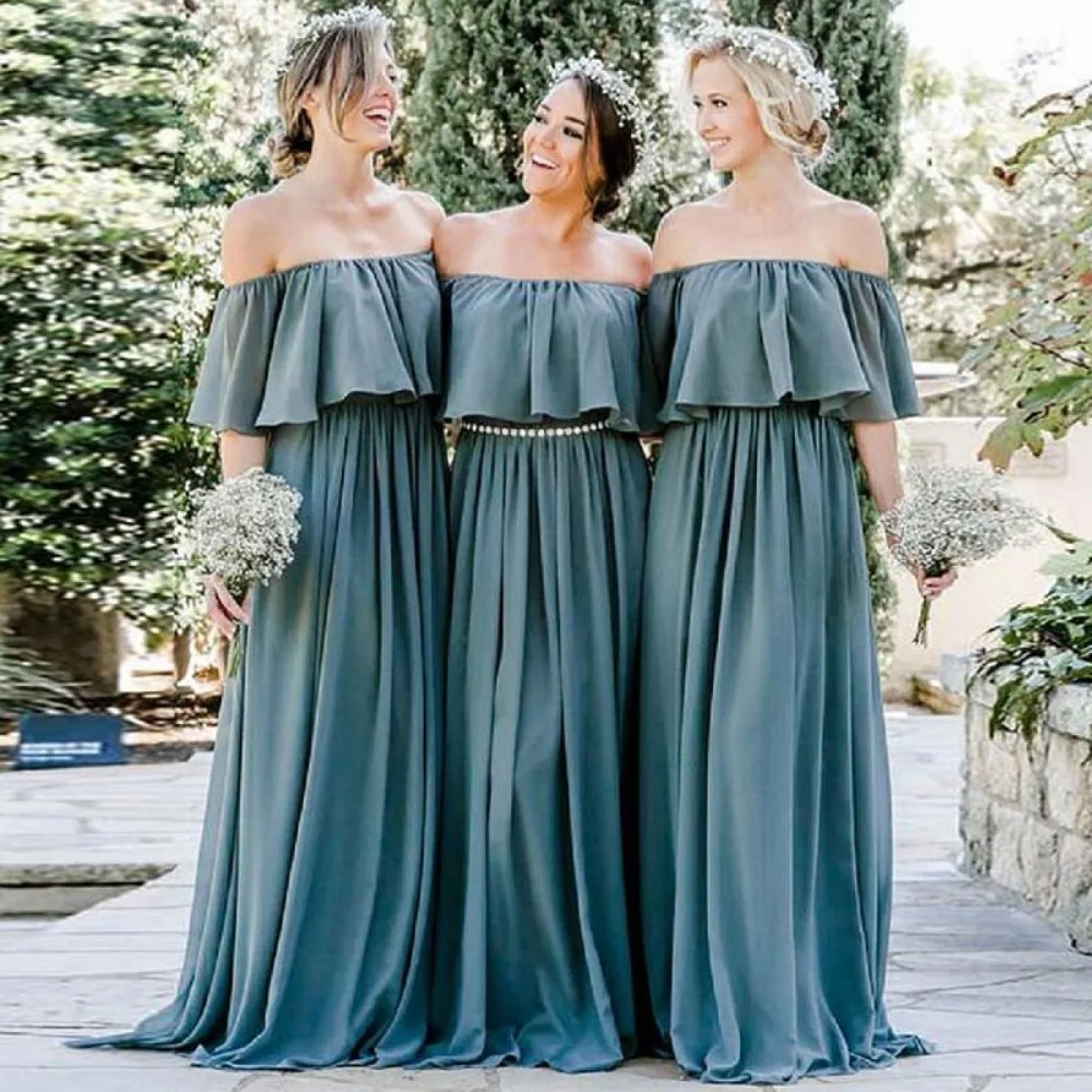 flowy chiffon dress