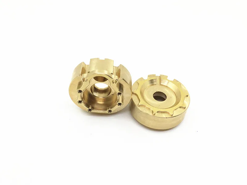 

2 Pairs/4Pcs 1:10 RC Climbing Car Copper Counterweight Upgrade Pieces Scale Traxxas TRX-4 Weight Lifting Parts Wholesale