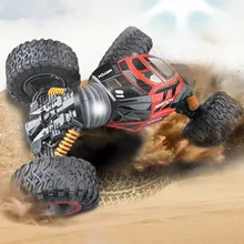 Радиоуправляемый автомобиль 4WD скалолазание весы двухсторонний 2,4 ГГц один ключ трансформация вездеход варанид пульт дистанционного управления автомобиль игрушки