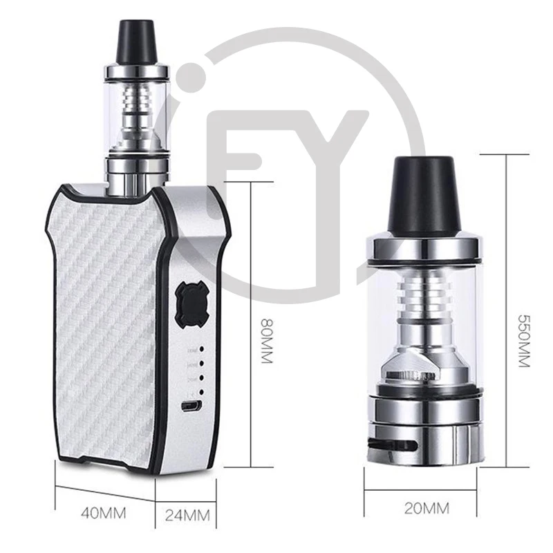 Низкая цена электронный вейп сигареты Starter Kit мех поле Vape Mod паров 80 Вт электронная