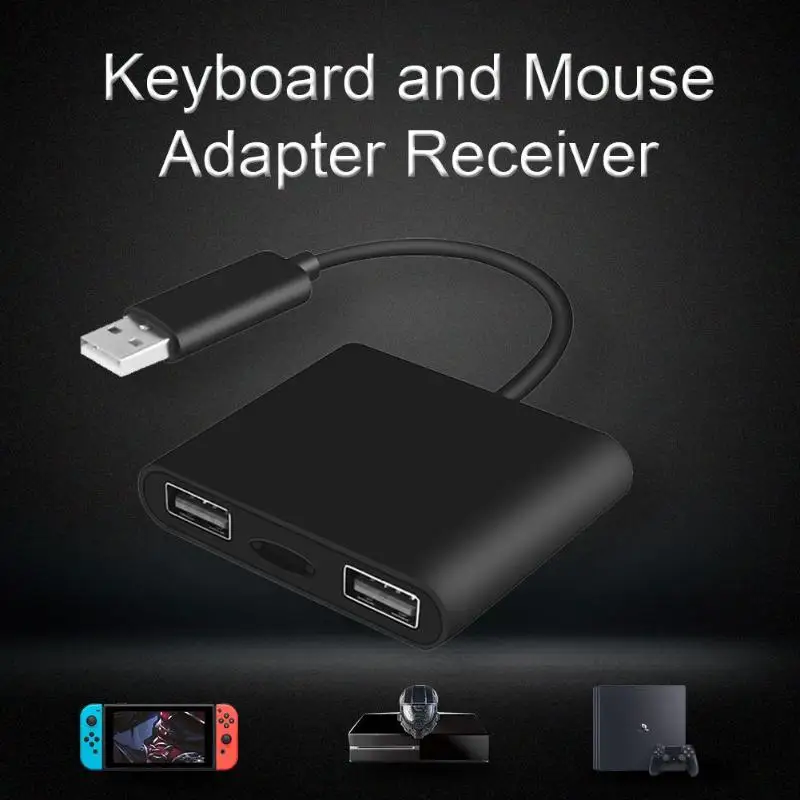 Usb-клавиатура и переходник для мыши, приемник, подходит для PS4, переключатель для консоли xbox One