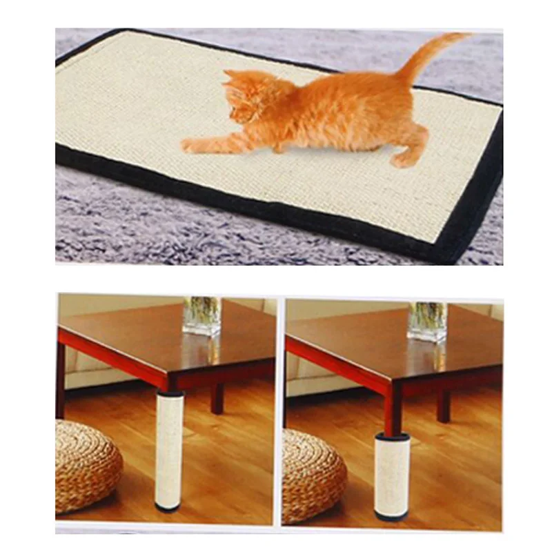 Коврик для кошек pawstrip 40*30 см гибкая сизалевая игрушка защитная мебель Когтеточка