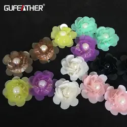 Gufeather F11/30 мм цветы/jewelry аксессуары/diy/ювелирных изделий/украшения/diy аксессуары/цветок Пластик/10 шт./пакет