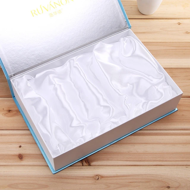 УФ-стойкие пользовательские печатные белые картонные коробки Роскошная подарочная упаковка из картона коробка с пеной- DH10001