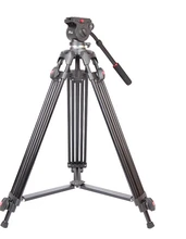 JIEYANG JY0508A Fluid ball head Video camcorder tripod 1.61m 5kg bear weight with 65MM Fluid Bowl Pan Head Carry Bag