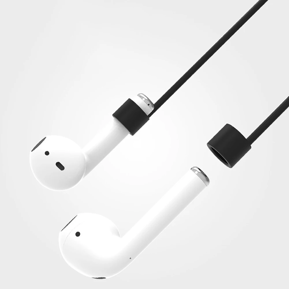 Silicone Neckband Anti-lose Cable for Apple AirPods Bluetooth Earphones Anti-Lost Strap Rope for AirPods Silicone Earphone