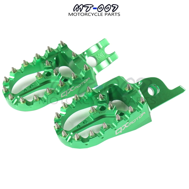 CNC Заготовка MX подножки опоры для ног педали для KX KLX KXF KX250F 2006- KX450F 2007- KLX450R 2008-2013 Enduro мотор