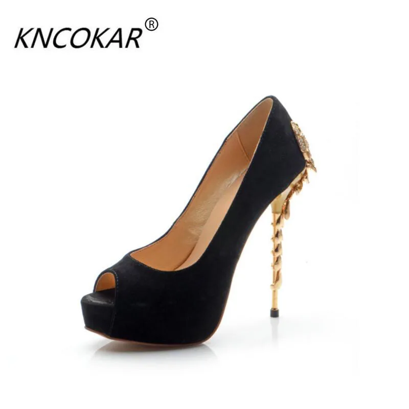 

Women's shoes scrub genuine leather sexy thin heels open toe sandals leather scorpion rhinestone quality night dress shoes