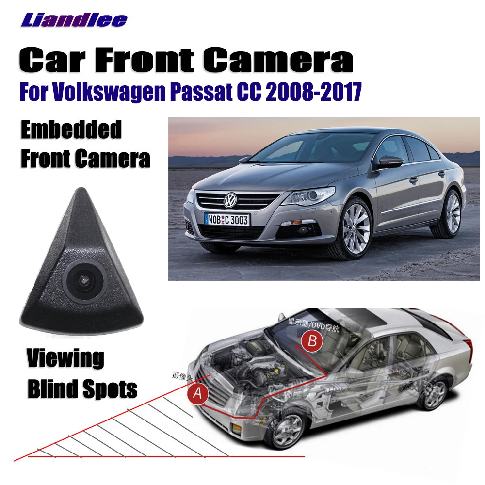 Автомобильная камера для Volkswagen VW Passat CC 2008- Камера Переднего Вида с логотипом(не обратная камера заднего вида