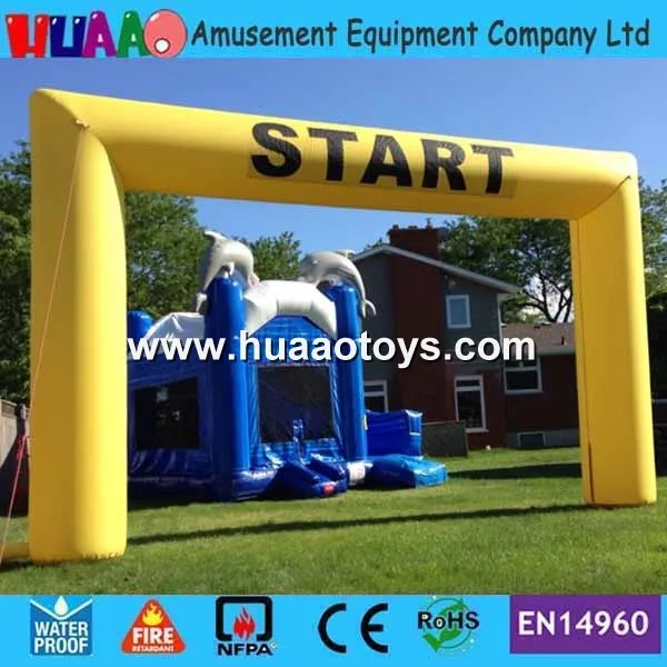 

Free shipping 6*4m inflatable arch inflatable finish line arch with blower