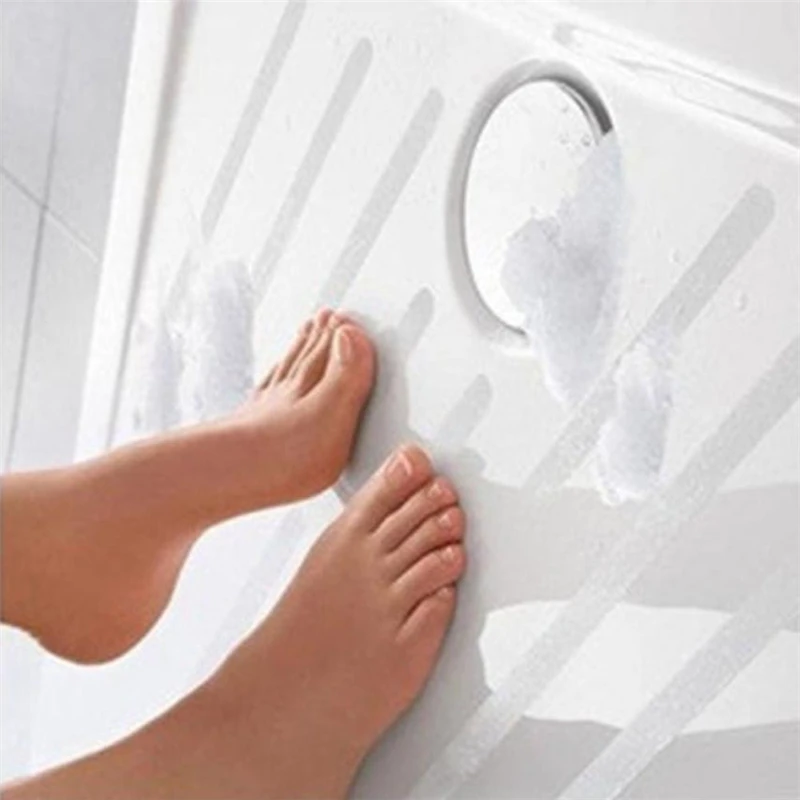 2018 New Best Product For Shower 6pcs Anti Slip Bath Grip Stickers Non Slip Strips prevent slips  Easy to Clean hot sale  C0205 02