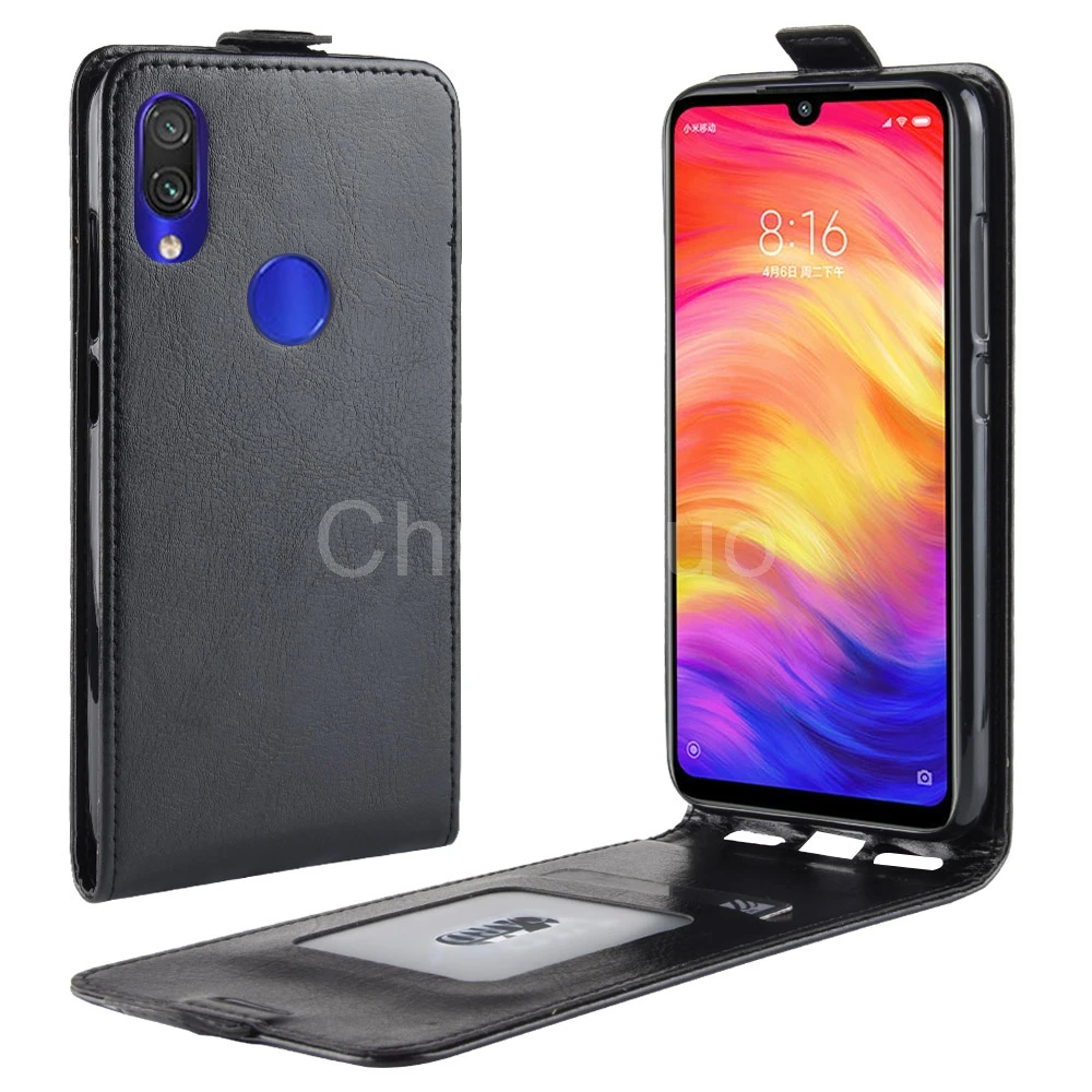 

Luxury Vertical PU Leather Case Cover For Xiaomi Redmi Note 7/Note 7 Pro/Note 7S Flip Wallet Holster Card Slot Capa Fundas