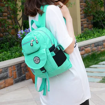 

Jinqiaoer Women Bag Brand New Waterproof Nylon Backpack Student Travel Shoulder Bag Camouflage Leisure Backpack for Youth Lady