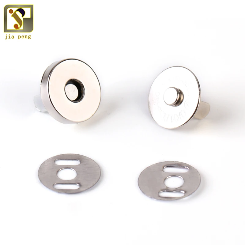 10mm 14mm 18mm Round Magnetic Snap Close Clasps Buttons For DIY Purse//Bag Making