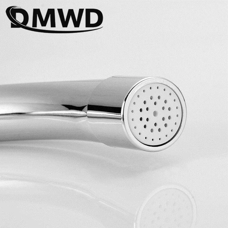 DMWD Electric Kitchen Heater Tap Temperature Display Tankless Instantaneous Hot Water Heating Faucet Boiler Shower 3000W EU Plug