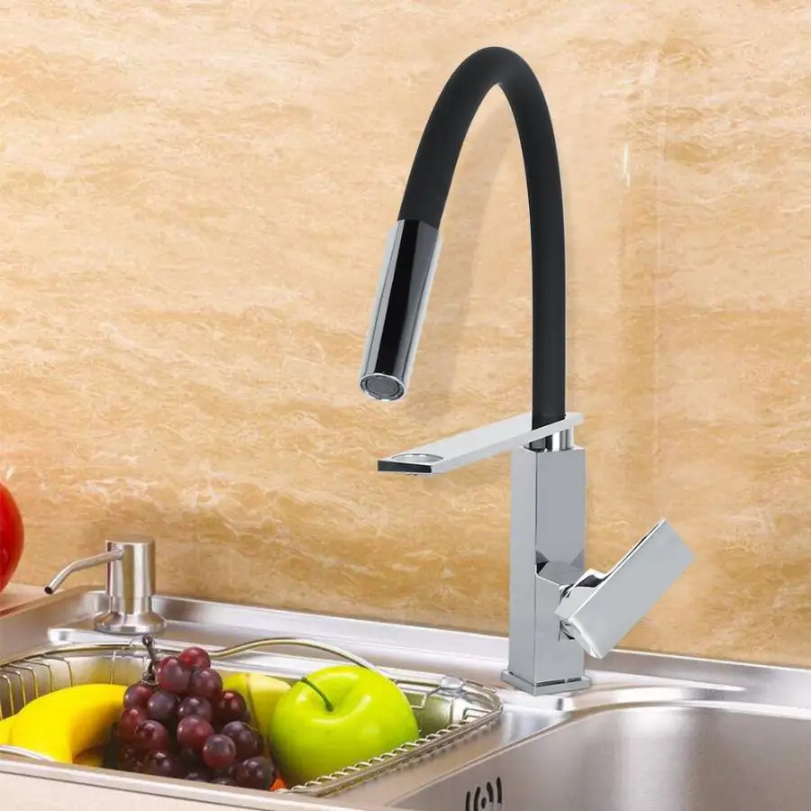 

Black Copper Kitchen Sink Faucet Bar Hot and Cold Water Tap basin mixer bathroom sink faucet robinet salle de bain