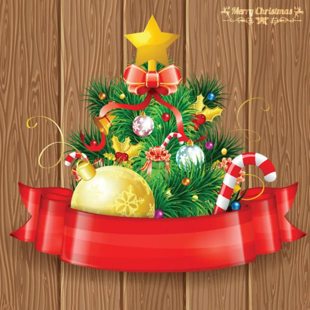 

8x8ft Christmas theme Vinyl Custom Photography Backdrops Props Studio Background EPK-382