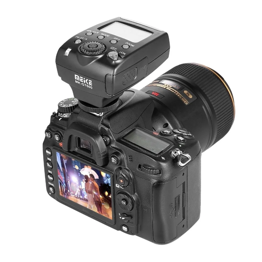 Meike MK-GT600N MK GT600 2,4G Беспроводной 1/8000s HSS ttl флэш триггер для Nikon D3400 D5300 D7200 D750 D5600 D3200 D7100 D3300