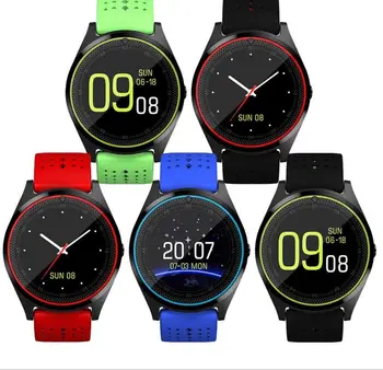

V9 Smart Watch with Camera Bluetooth Smartwatch SIM Card Wristwatch for Android Phone Wearable Devices pk dz09 A1 gt08
