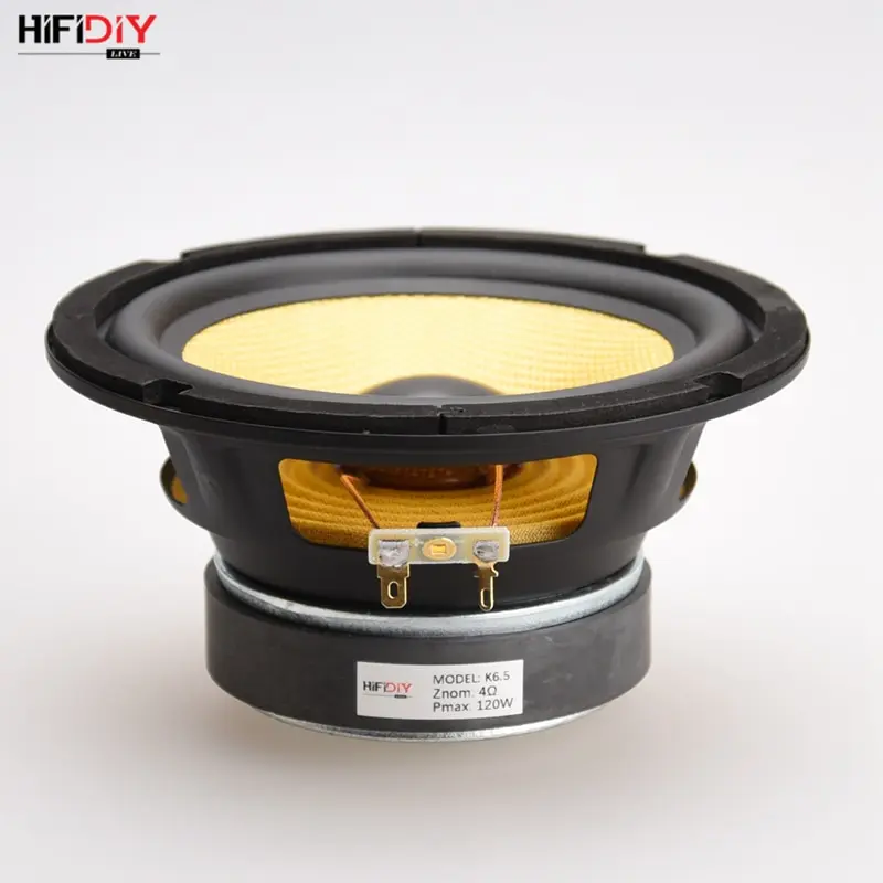 HIFIDIY LIVE HIFI колонки DIY 6 дюймов 6," Midbass НЧ динамик блок 4 8 Ом 100 Вт из стекловолокна Вибрационный таз громкоговоритель K6.5