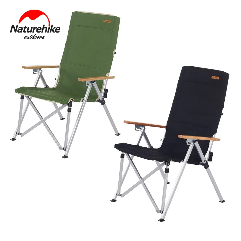 

Outdoor ultralight folding camp chair aluminum alloy portable folding chair 600D Oxford cloth load for 120kg with Storage bag