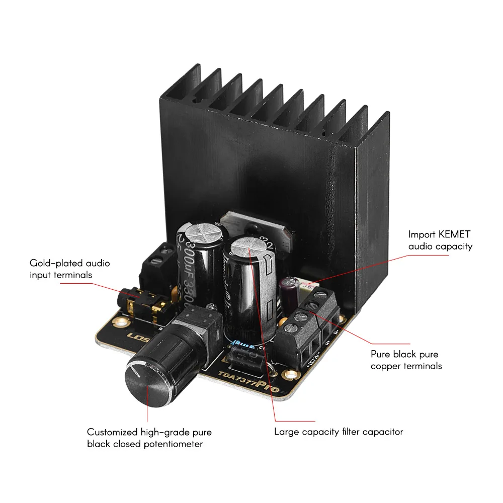 Setero Audio Amplifier Module 30W + 30W Dual channel Mini