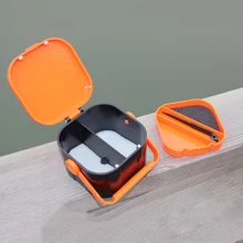 10*10*7,5 см Пластиковые 5 отсеков двухслойные рыболовные снасти коробки червь земляной приманки рыболовные снасти коробка с зажимом