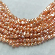 SNH 5 нитей/упаковка новейший дизайн 35,5 см 4-4,5 мм АА персик Бусы из натурального пресноводного жемчуга свободные бусины для самостоятельного изготовления ювелирных изделий