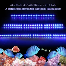 Populargrow 54 Вт/81 Вт/108 Вт Светодиодный светильник для аквариума только 470нм синий спектр красивый ваш коралловый риф лампа для аквариума