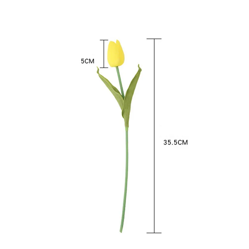 ПУ мини тюльпан День Святого Валентина свадебные украшения цветок/холдинг цветы Гостиная украшения дома Искусственные цветы 12 шт