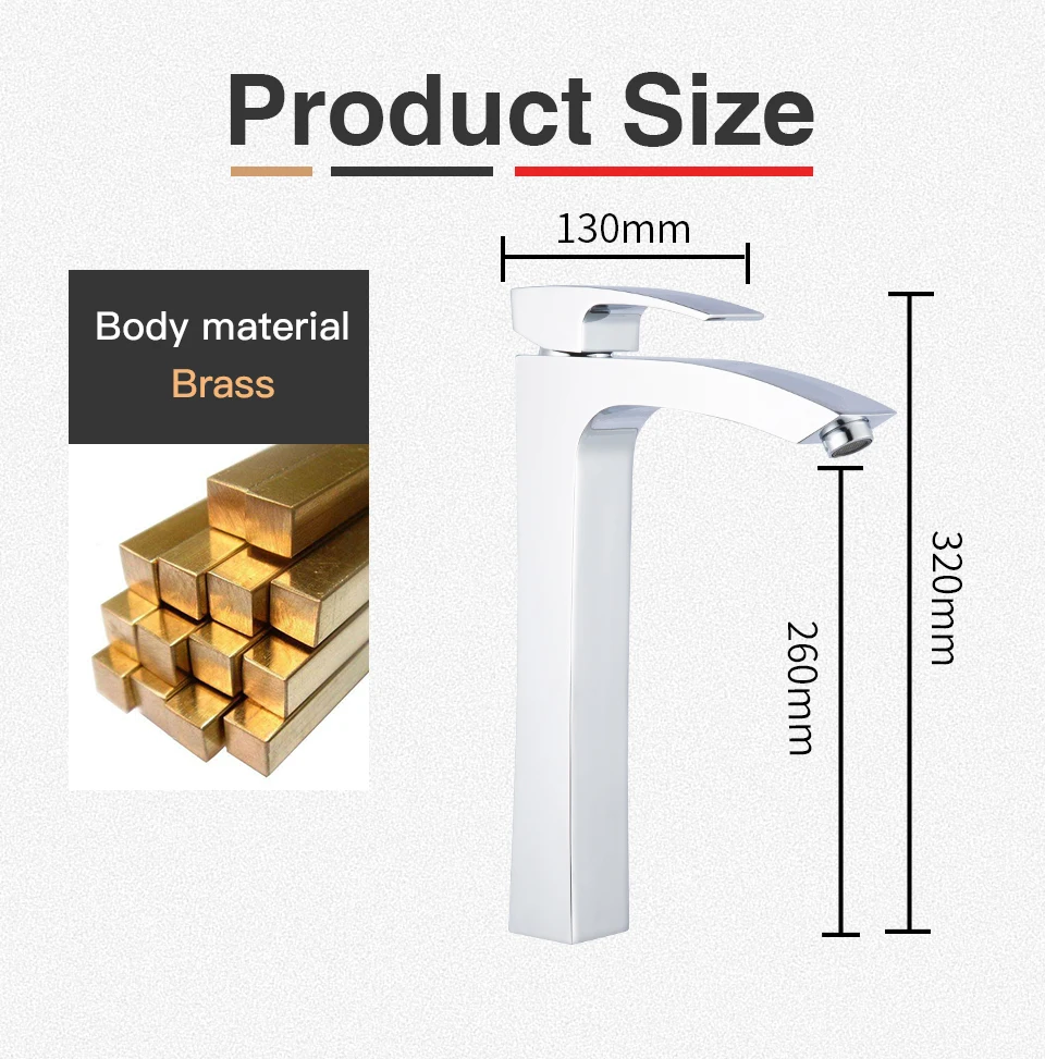 GAPPO tall basin faucets brass Bathroom sink faucet water mixer Deck Mounted Bath tap Waterfall Faucet taps torneira do anheiro