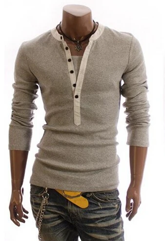 MLT12 новая стильная модная мужская футболка рубашка с длинным рукавом облегающая