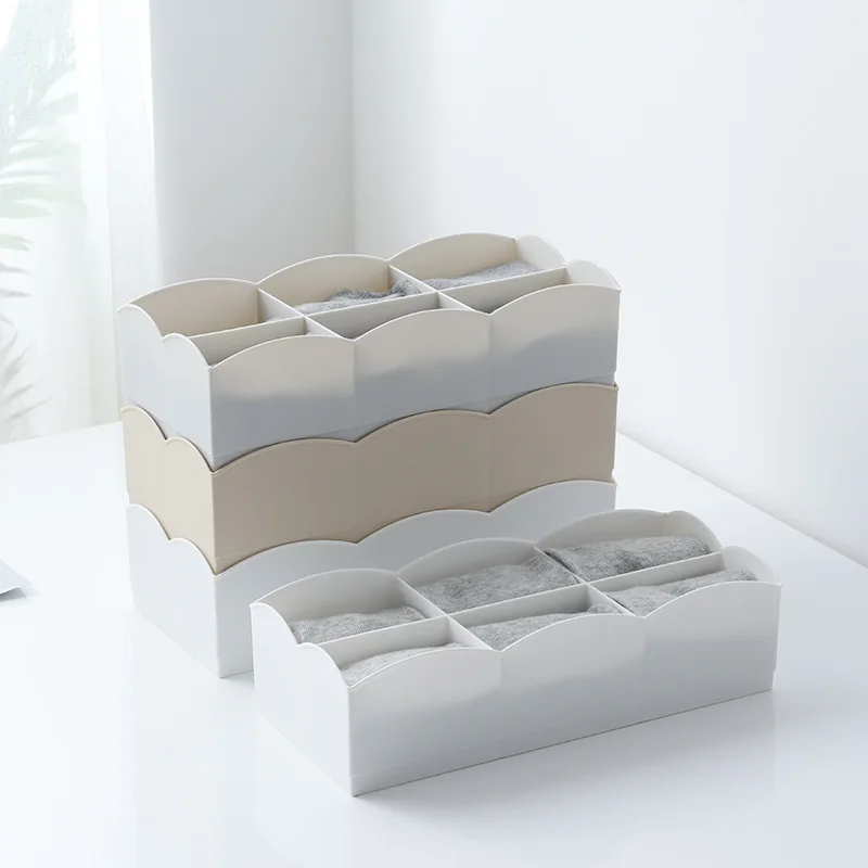 Storage Box for Underwear Bras Sorting Organizer Scarfs Sock Divider Closet Multi-size Boxes Accessories Home Key Box H1192