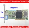Envío Gratis nuevo Sapphire ATI Radeon 7000 32M DDR VGA/TVO/AV vídeo AGP tarjeta ► Foto 1/5