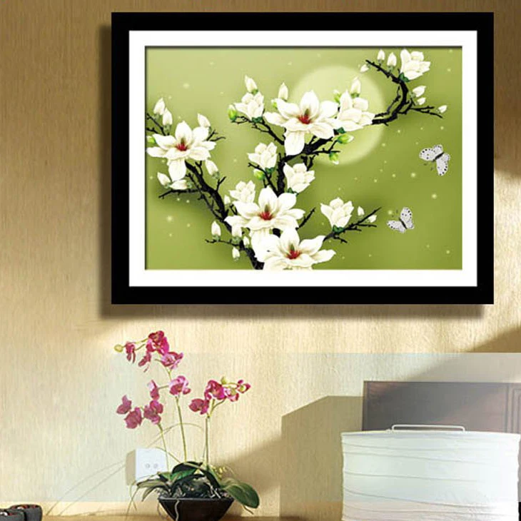 

Hot Cross Stitch DIY Handmade Needlework Set Embroidery Kit Precise Printed Cross-Stitching Set Home Decoration