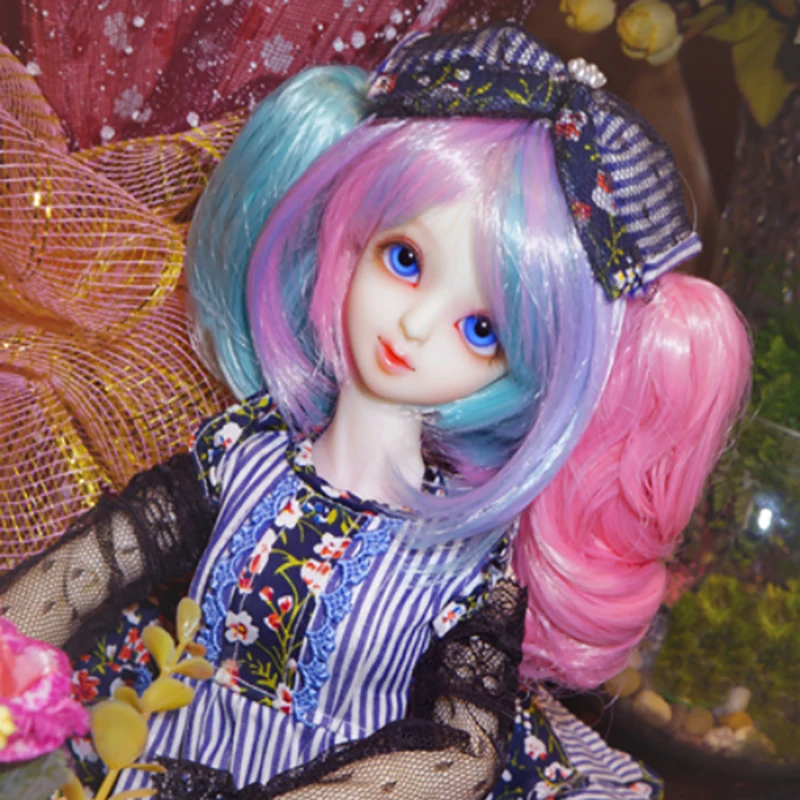 Парик Bybrana BJD для кукол 1/3 1/4 1/6 с двойным градиентом|wig 1/3|hair for wigs1/6 wig |