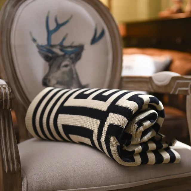 Buy New knitted blankets towels Luxury Hotels Home