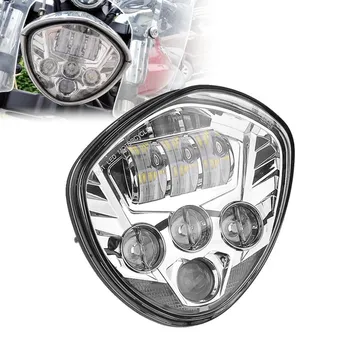 

Motos Accessories Chrome 60W Victory Motorcycle LED Headlight Lamps for 2007-2015 Cross Country Tour Cross Roads L012