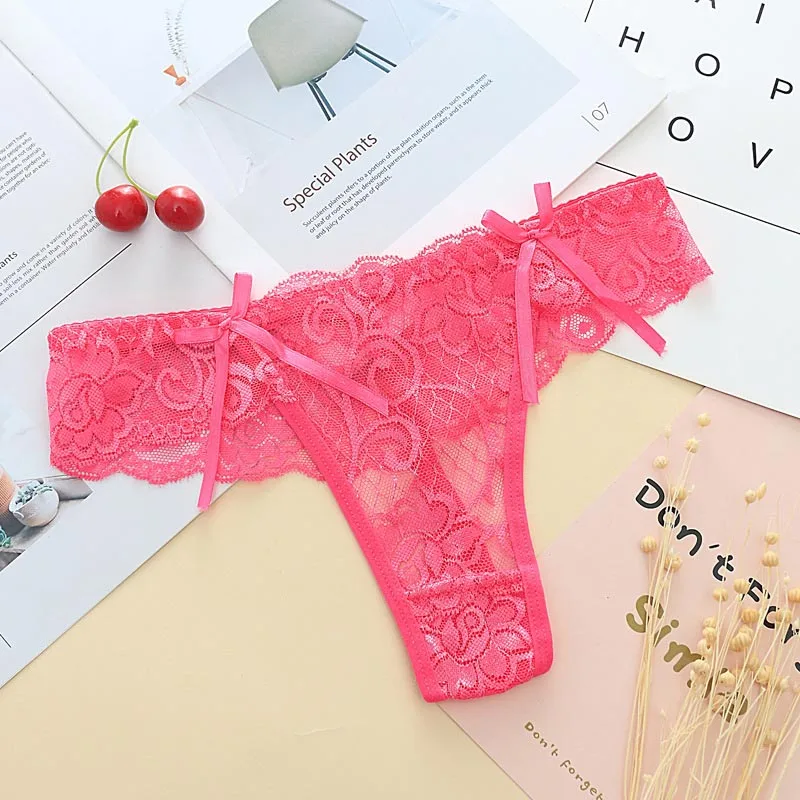 New Brand Sexy Lace Women Thongs and G string Seamless Panties Female Transparent Underwear Tanga Bragas T Back Intimates (10)
